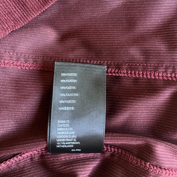 Urban outfitters Cali Corset corduroy strapless snap front mini dress medium - Picture 5 of 6